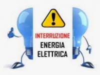 AVVISO DI INTERRUZIONE ENERGIA ELETTRICA