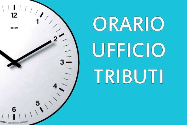 ufficio tributi variazione orario ufficio tributi variazione orario