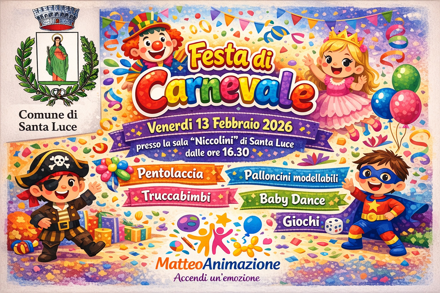 festa di carnevale 2026