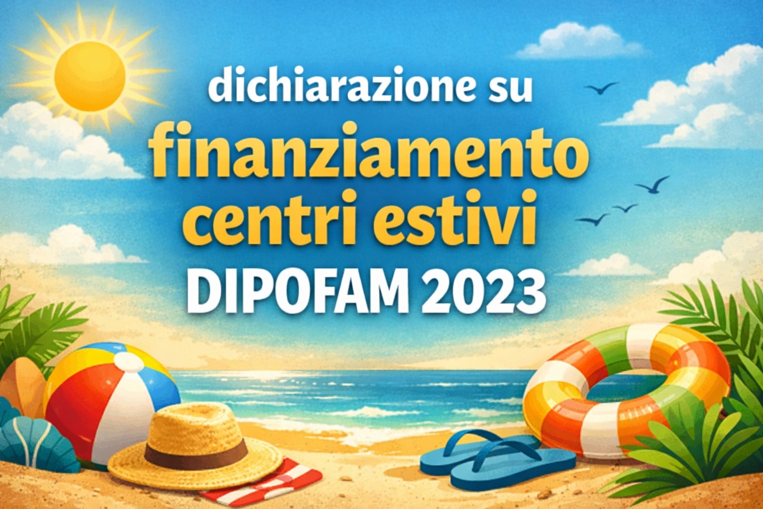 dichiarazione centri estivi 2023