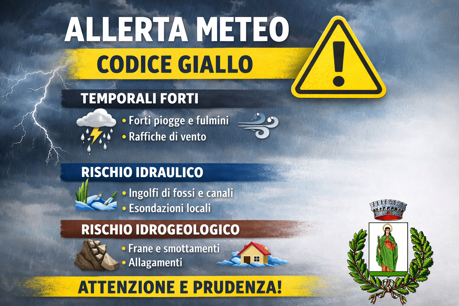 allerta meteo codice giallo