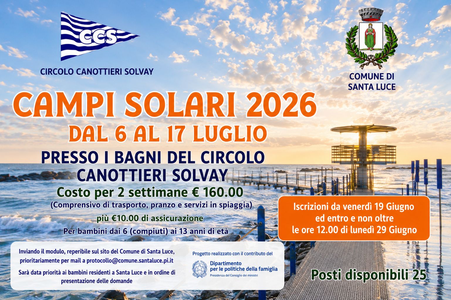 campi solari 2026