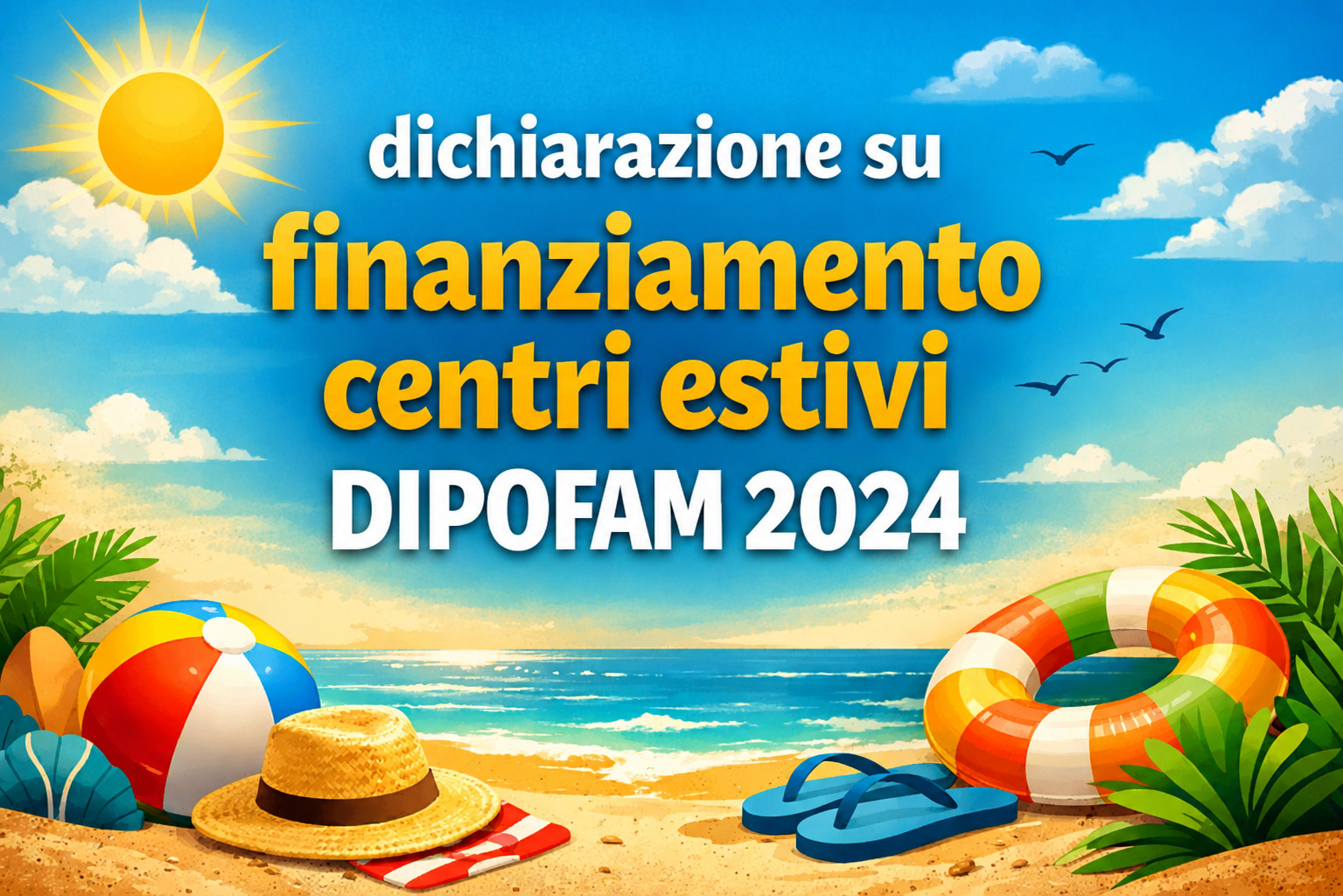 dichiarazione centri estivi 2024