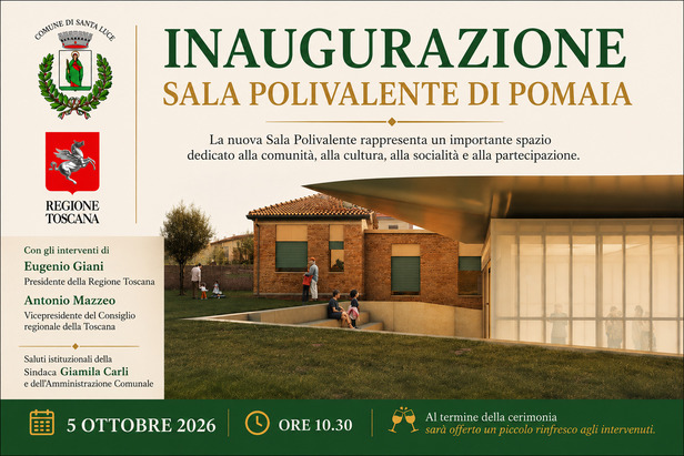 inaugurazione sala pomaia