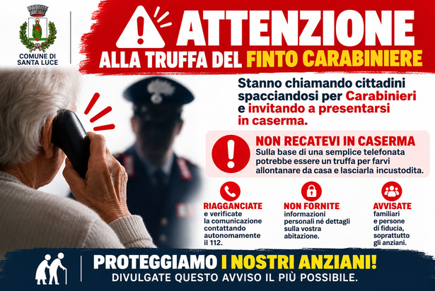 truffa del finto carabiniere