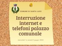 INTERRUZIONE INTERNET E TELEFONI PALAZZO COMUNALE